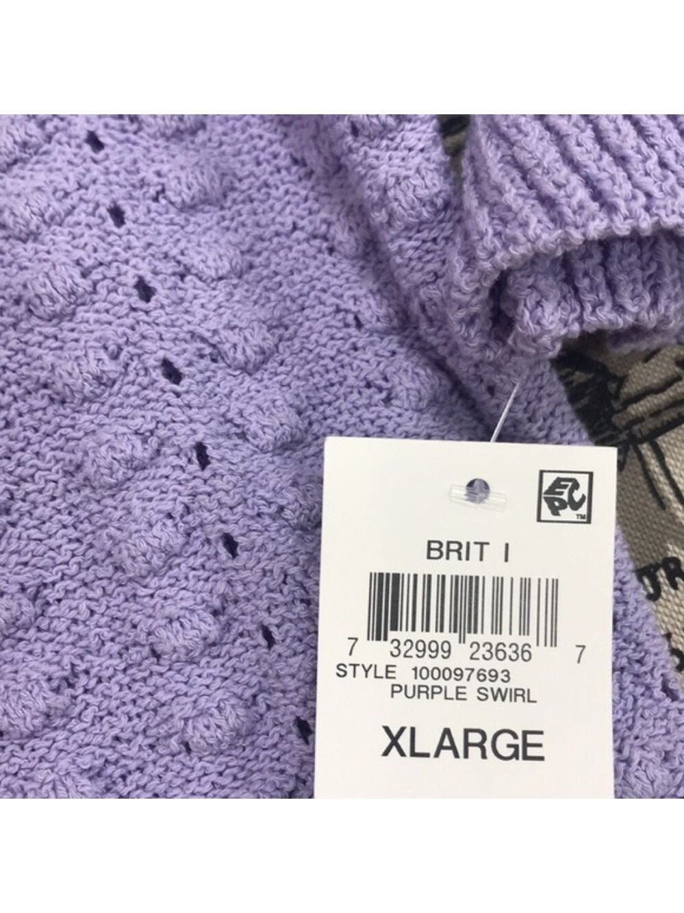 I.N.C Popcorn Stitch Ruffle Sweater - Picture 5 of 6